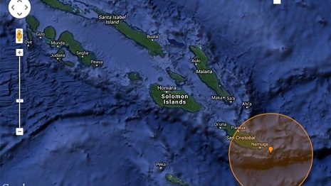5.8-magnitude earthquake strikes off Solomon Islands